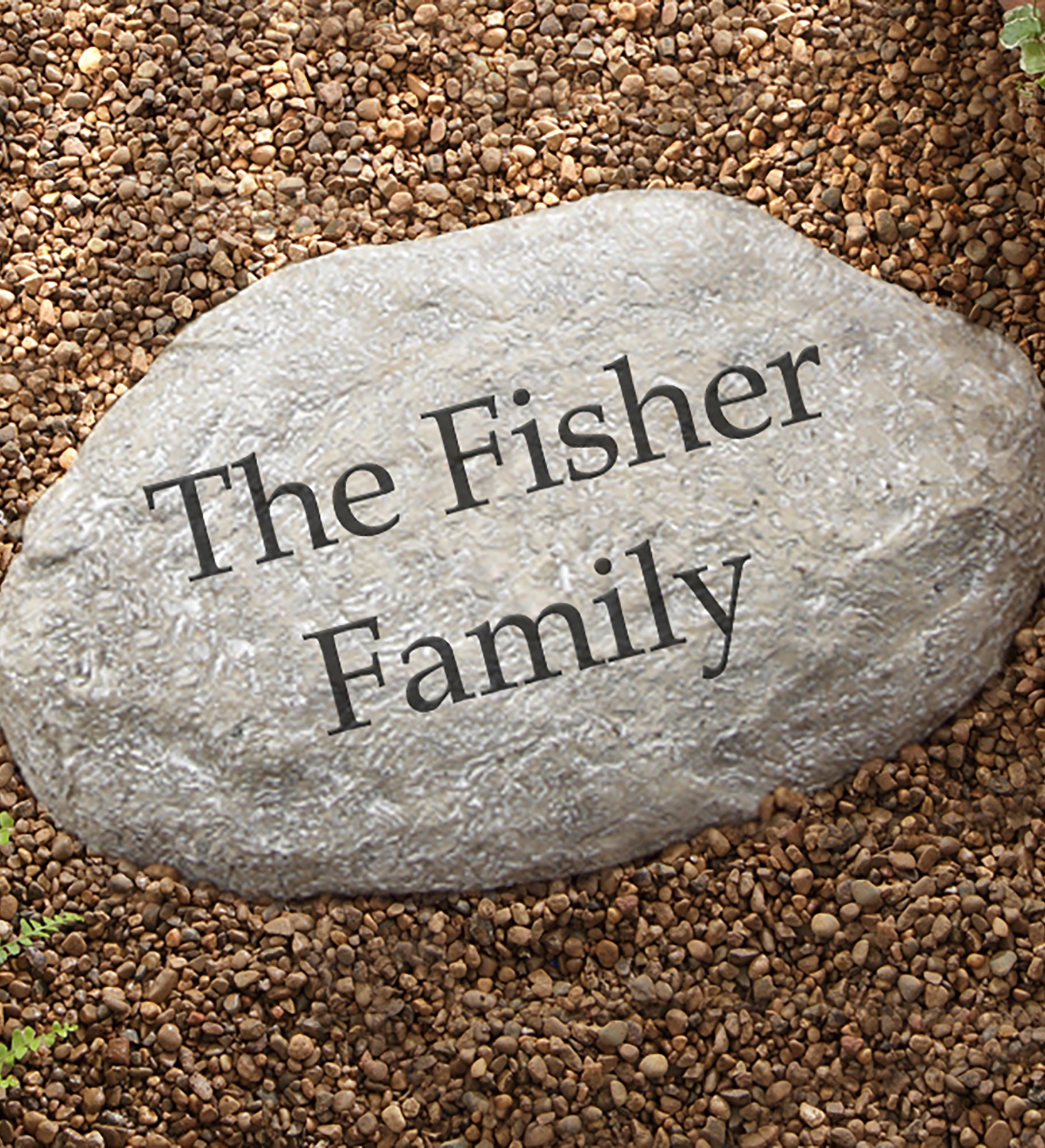 You Name It Personalized Garden Stones
